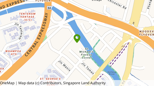 Map showing the location of Mar Thoma Mansions