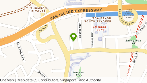 Map showing the location of 8 Raja
