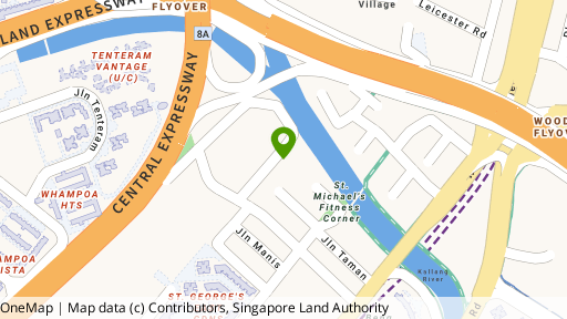 Map showing the location of Airstream