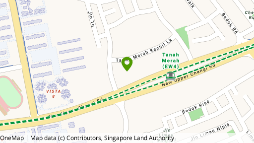 Map showing the location of Urban Vista