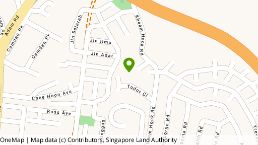 Map showing the location of 26 D Tudor Close