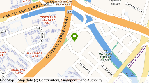 Map showing the location of The Callista