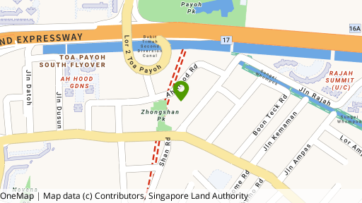 Map showing the location of Skysuites 17