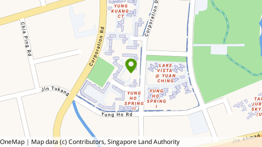 Map showing the location of 155A Yung Loh Road