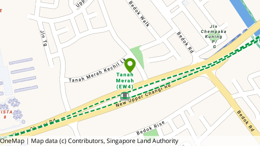 Map showing the location of Optima @ Tanah Merah