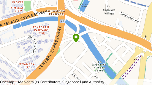 Map showing the location of Riviera 38