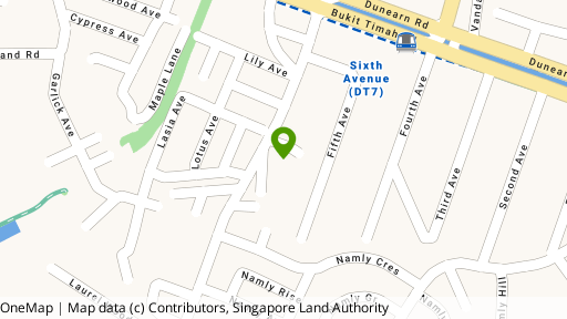 Map showing the location of Avenue Villa