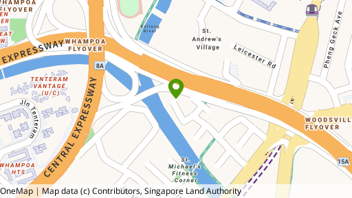 Map showing the location of Moonstone Mansion