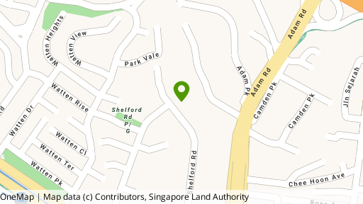 Map showing the location of Shelford View