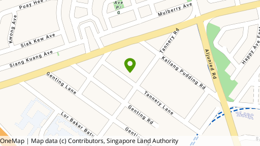 Map showing the location of 25 Tannery Lane