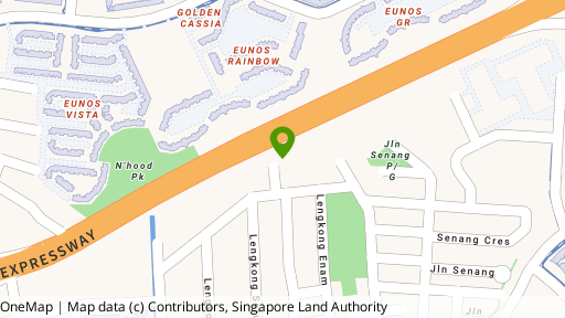Map showing the location of Escada View