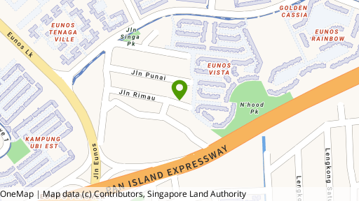 Map showing the location of Long Hua Yuan