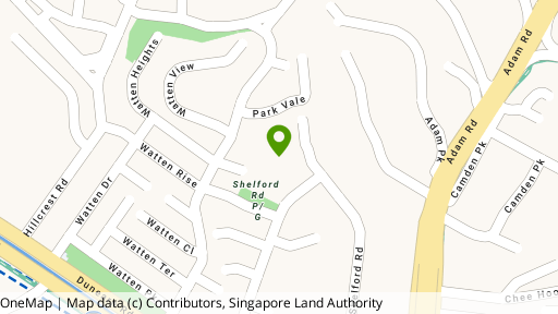 Map showing the location of Watten Estate Condominium