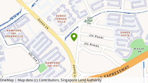 Map showing the location of Eunos Mansion (Terminiation in progress)