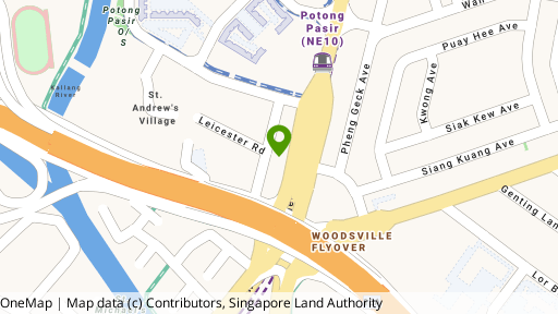 Map showing the location of 18 Woodsville