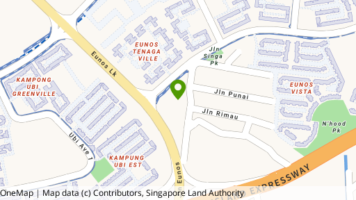 Map showing the location of Urban Treasures