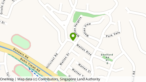 Map showing the location of Watten Residences