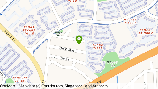 Map showing the location of Singa Hills