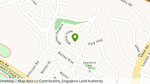 Map showing the location of Watten Hill Condominium