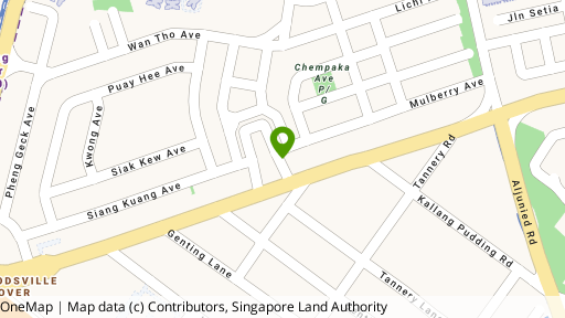 Map showing the location of 73B Jalan Wangi