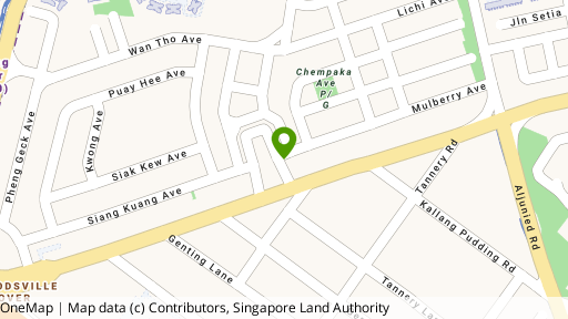 Map showing the location of 71 Jalan Wangi
