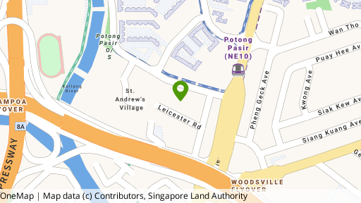 Map showing the location of Apartment 8