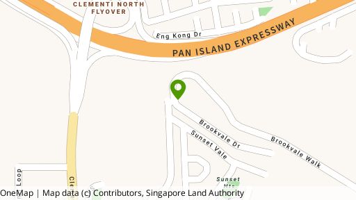 Map showing the location of Brookvale Park