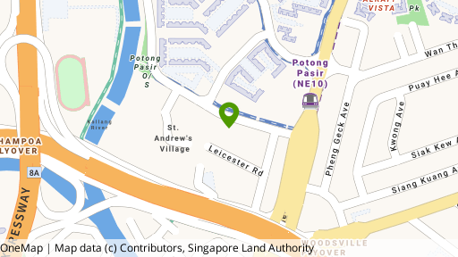 Map showing the location of Meya Lodge