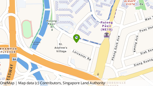 Map showing the location of Moon Mansion