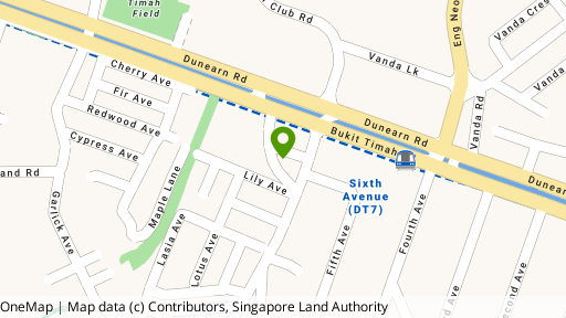 Map showing the location of 15 Anamalai Avenue