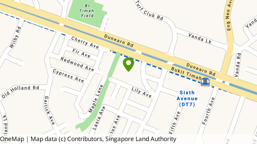 Map showing the location of Royalgreen