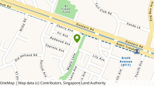 Map showing the location of Villa Azura