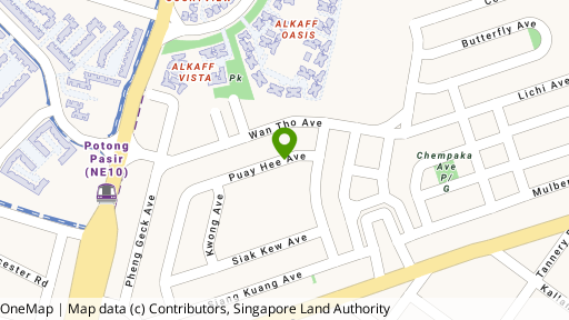 Map showing the location of Centurion Residences