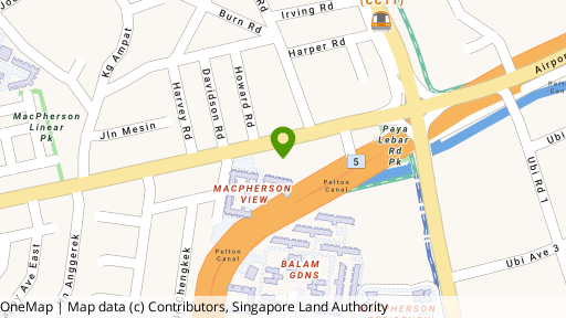 Map showing the location of Sky Green