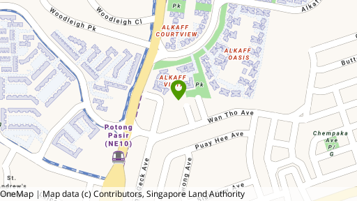 Map showing the location of Wan Tho Lodge