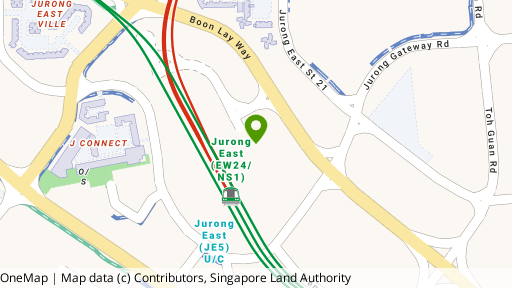 Map showing the location of Westgate