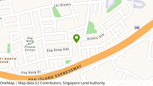 Map showing the location of Cheng Soon Garden