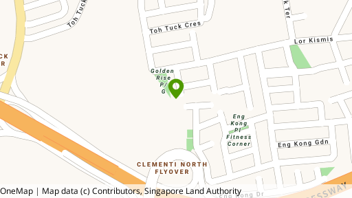 Map showing the location of 14E Kismis Place