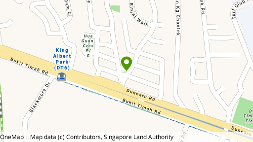 Map showing the location of 7 Binjai Park