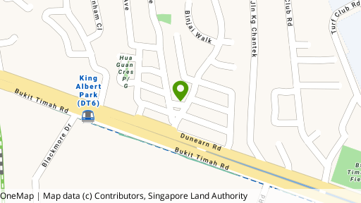 Map showing the location of 7 Binjai Park