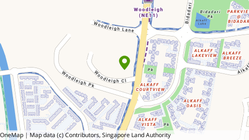 Map showing the location of 8 @ Woodleigh