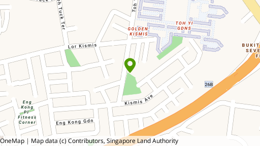 Map showing the location of Toh Yi Court