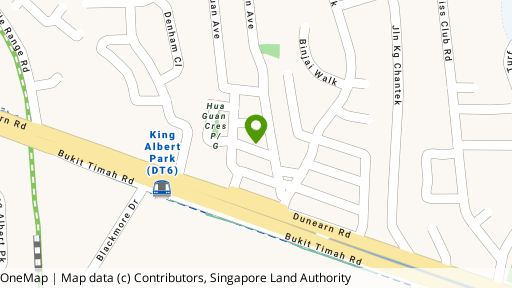 Map showing the location of 15B Binjai Park