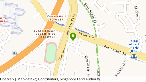 Map showing the location of Kap Residences