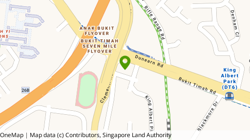 Map showing the location of Mcdonald Place