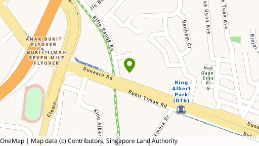 Map showing the location of Mayfair Gardens