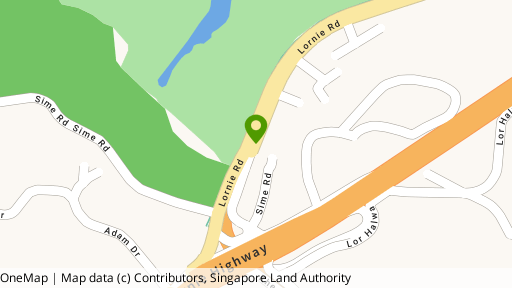 Map showing the location of Lornie 18