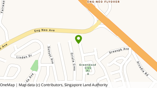 Map showing the location of The Greenwood