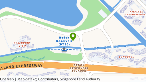 Map showing the location of Baywater