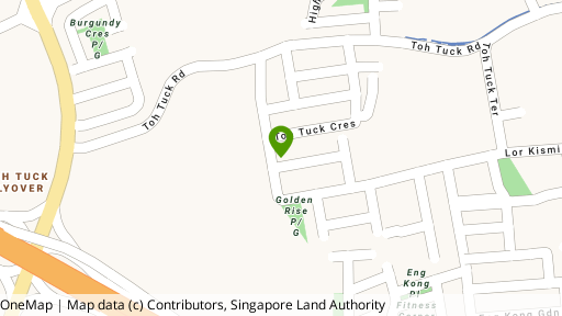 Map showing the location of Golden Rise Estate